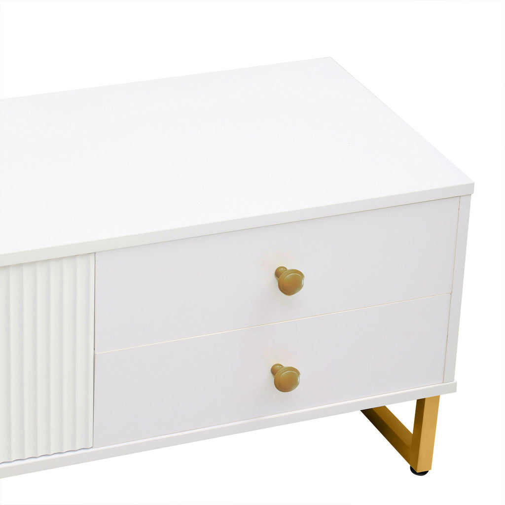 TV Stand With Storage For Living Room