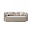 2 Seater Sofa Couch For Living Room - Light Beige