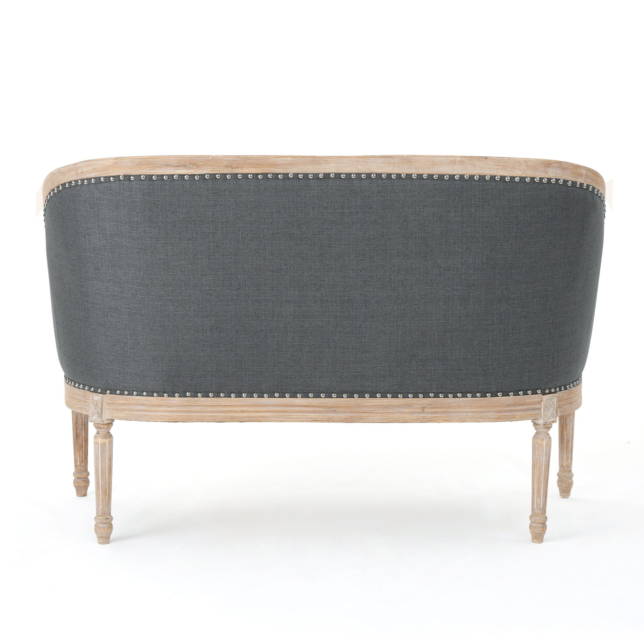 French Country Chesterfield Style Tufted Loveseat