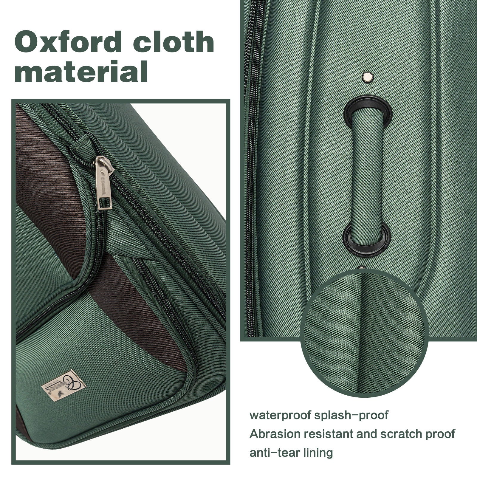 4 Piece Set Softshell Luggage