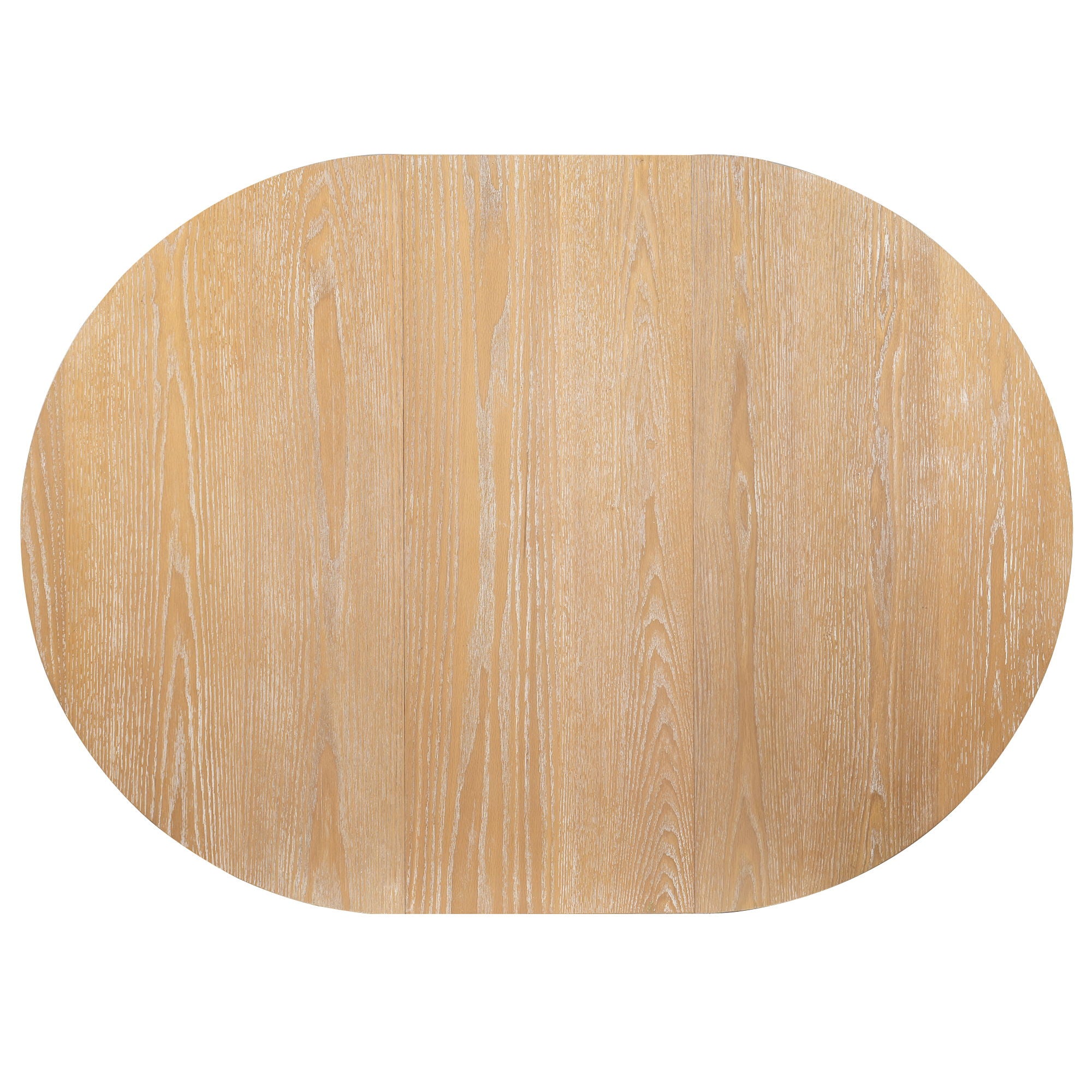 Round Extendable Dining Tabl, Middle Leaf, Curved Legs