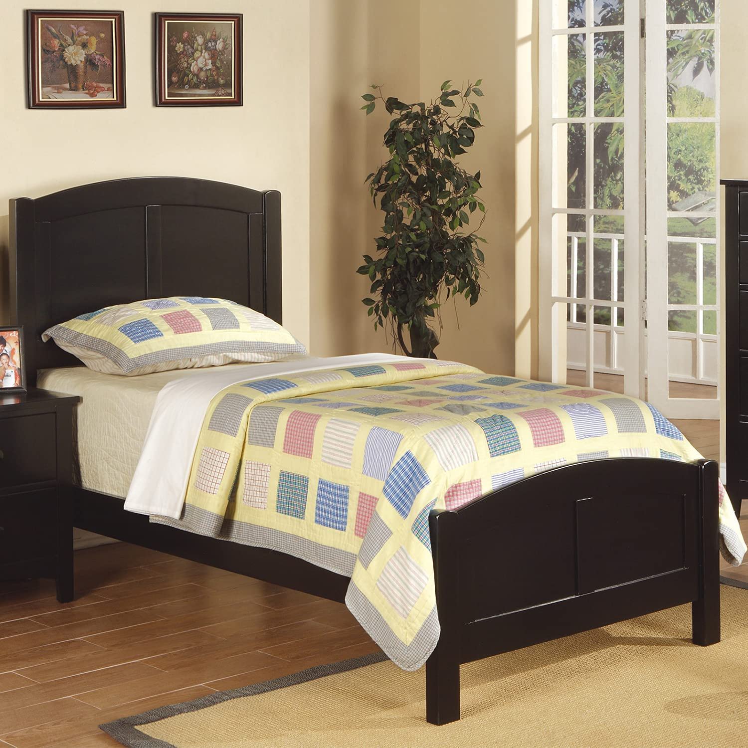 Carved Headboard Bed
