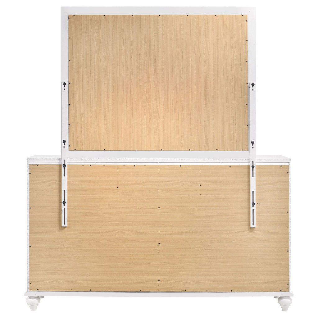 Randall - 7 Drawer Dresser With Mirror - White
