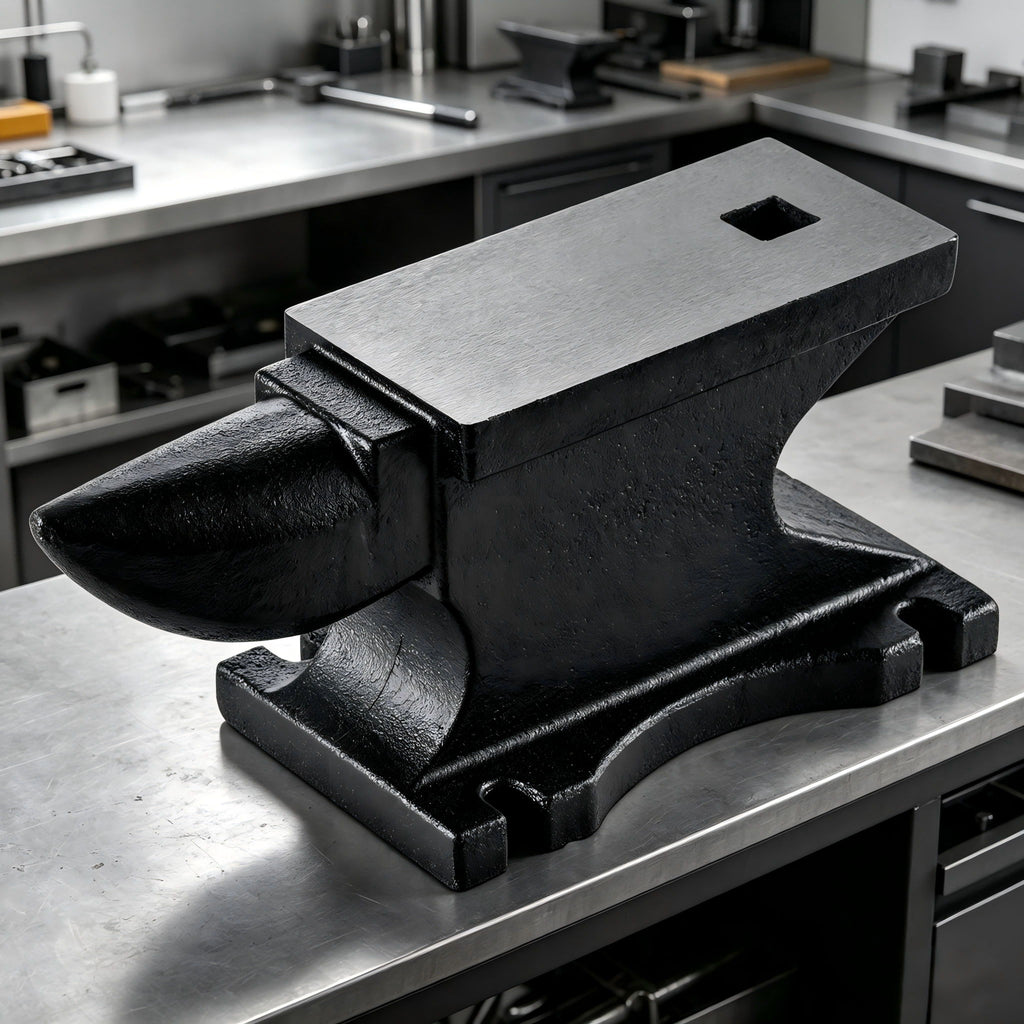 100 Lbs Single Horn Anvil - Black