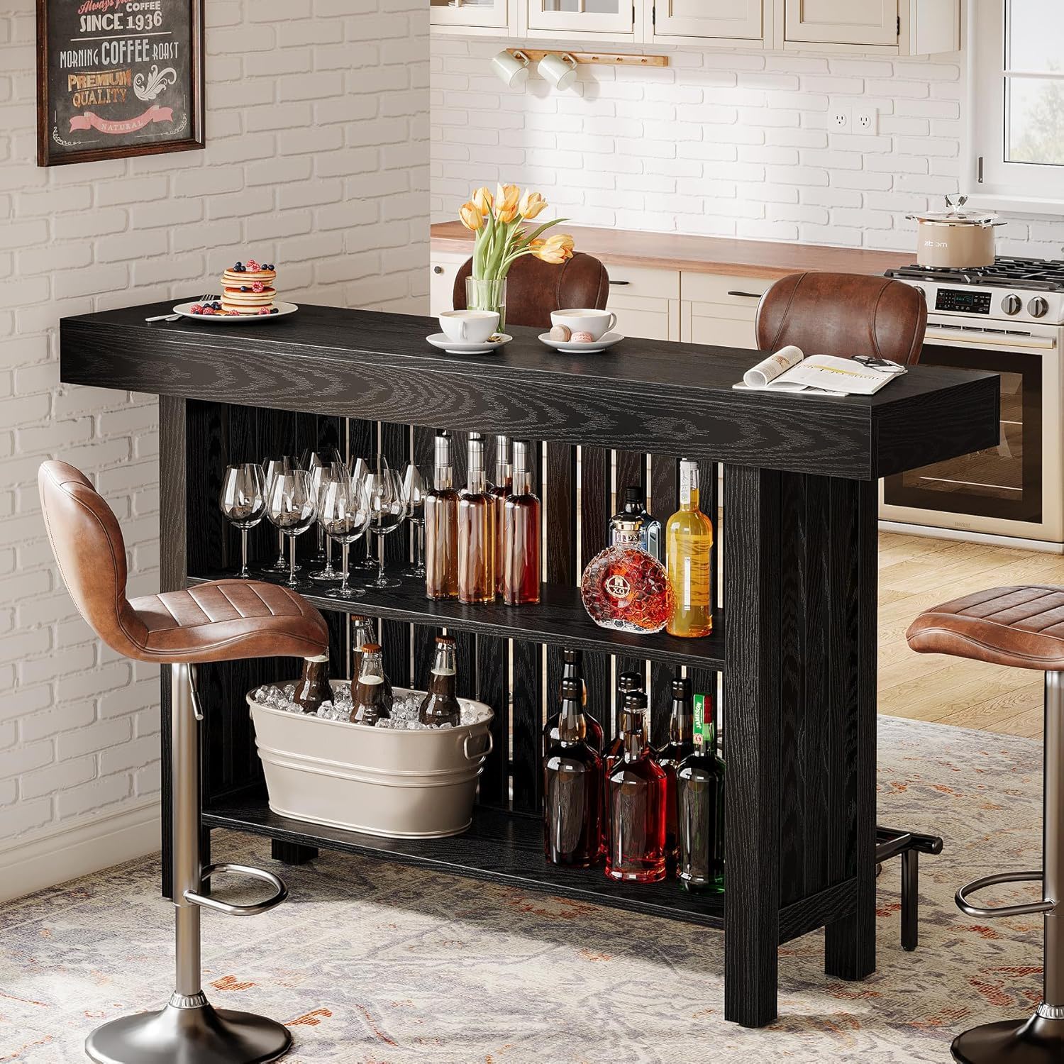 2 Tier Bar Unit, Home Pub Table