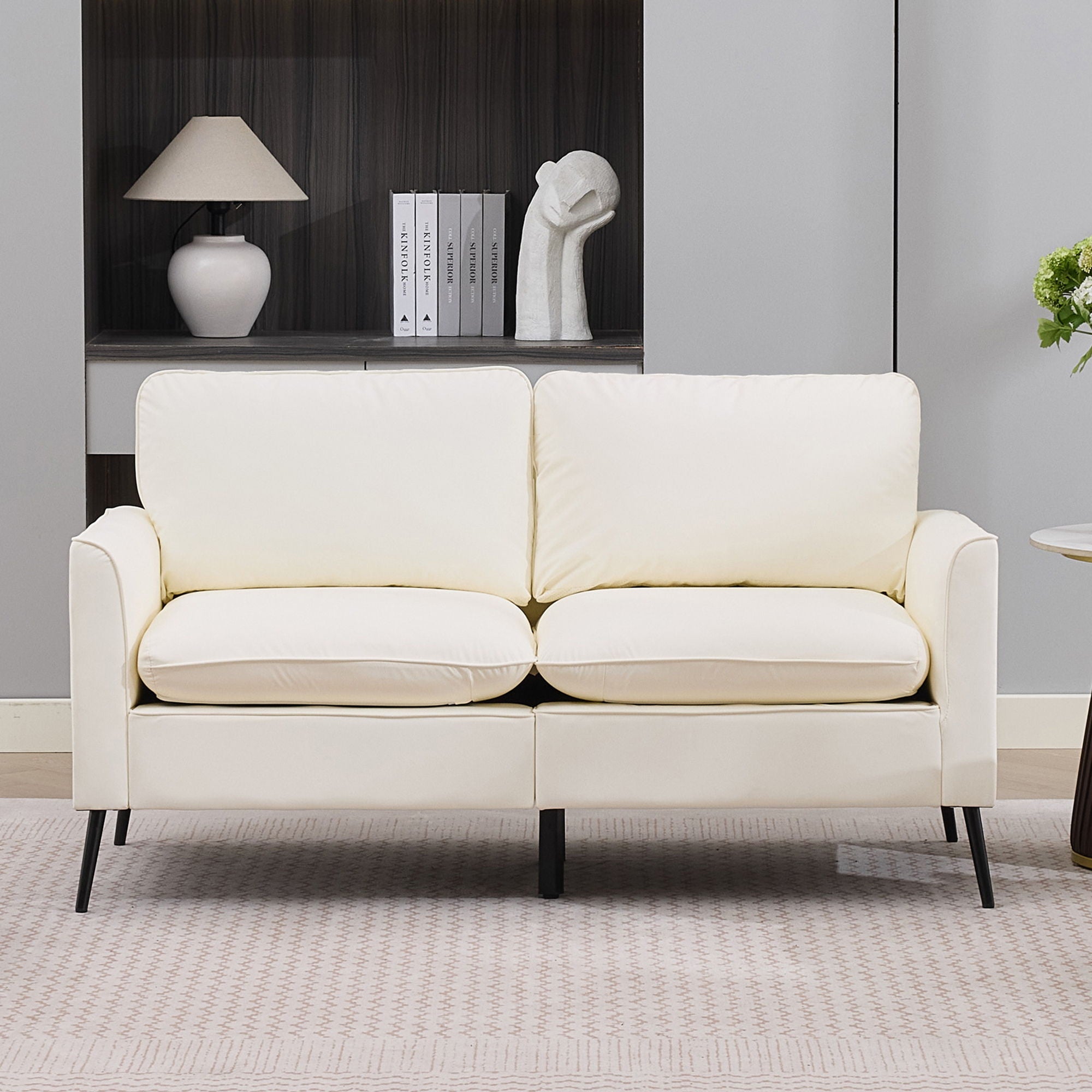Upholstered Loveseat, For Living Room