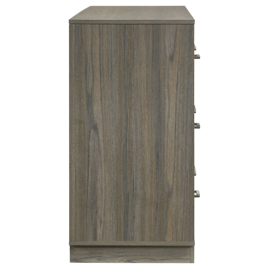 Edmondson - 9 Drawer Dresser With Hidden Jewelry Tray - Natural / Gray