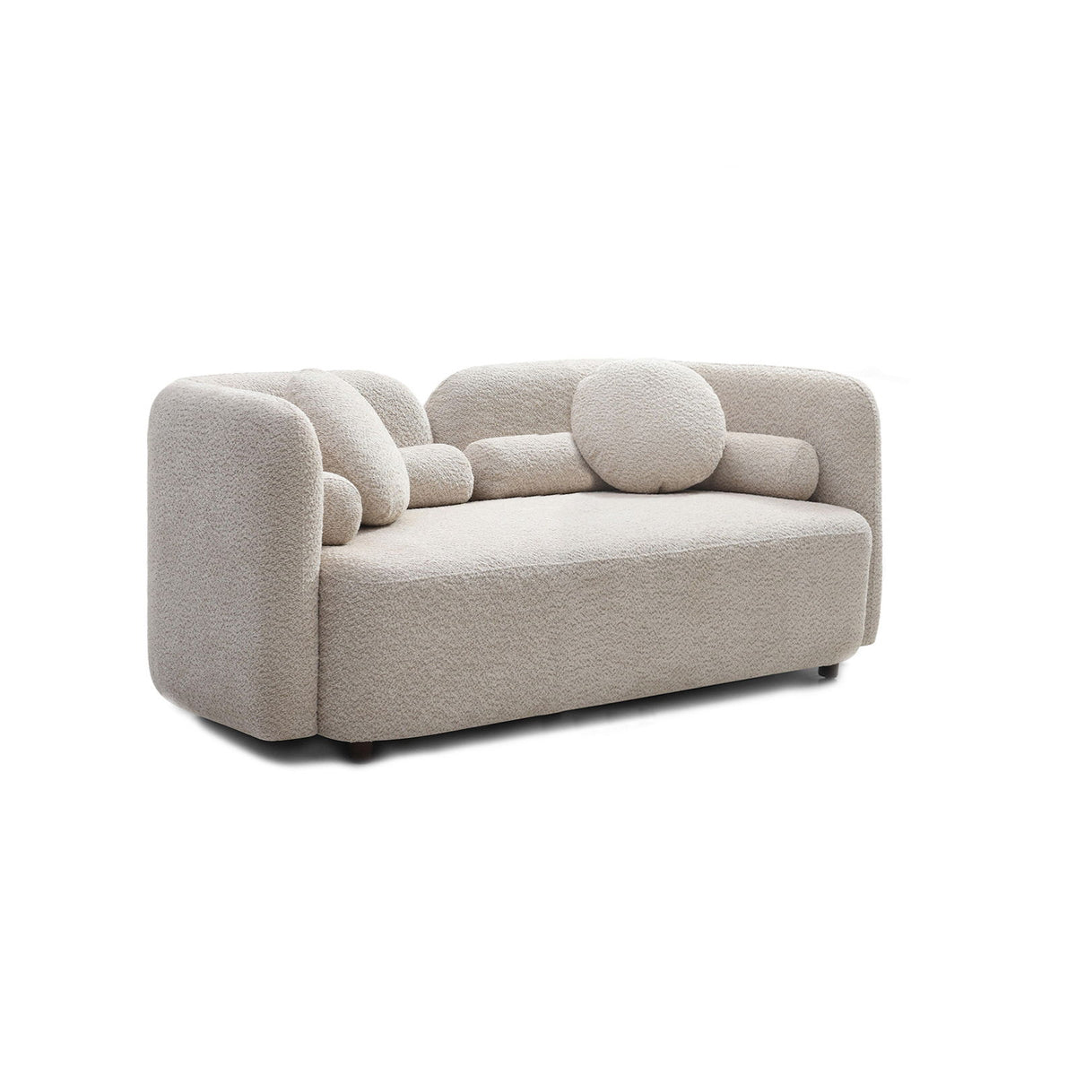 2 Seater Sofa Couch For Living Room - Light Beige