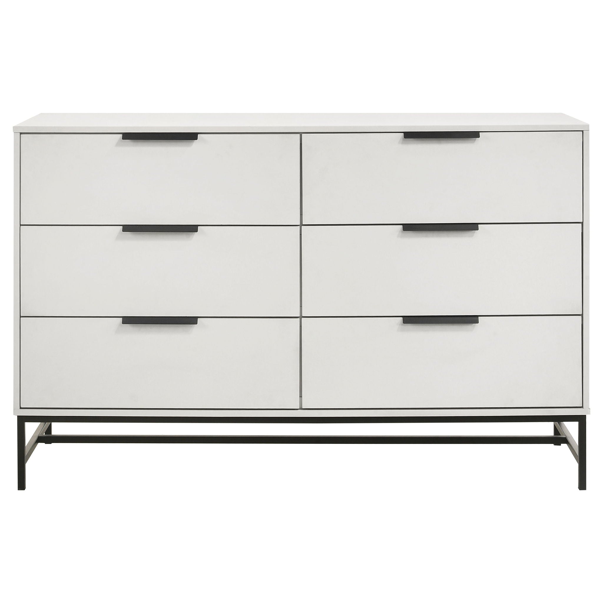 Taraval - 6 Drawer Bedroom Dresser - White