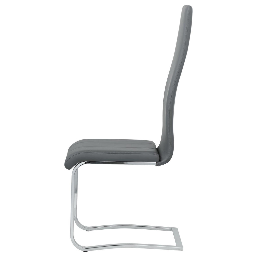 High Back Side Chairs Dining Chairs With Padded Upholstery (Set of 4)