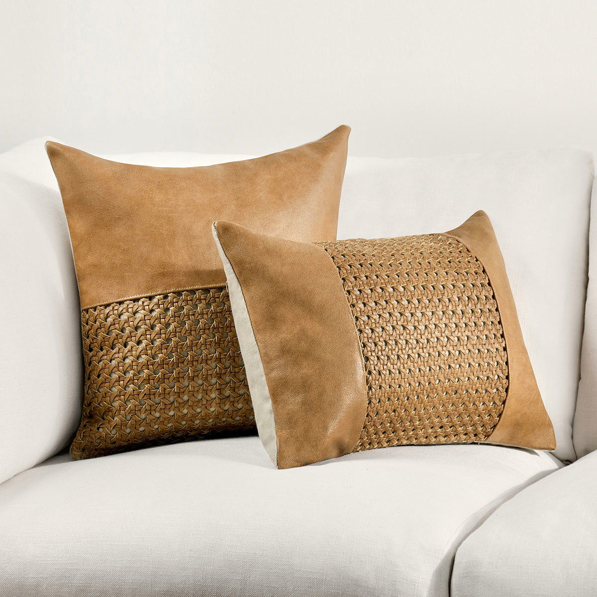 Toscano - Leather Pillow