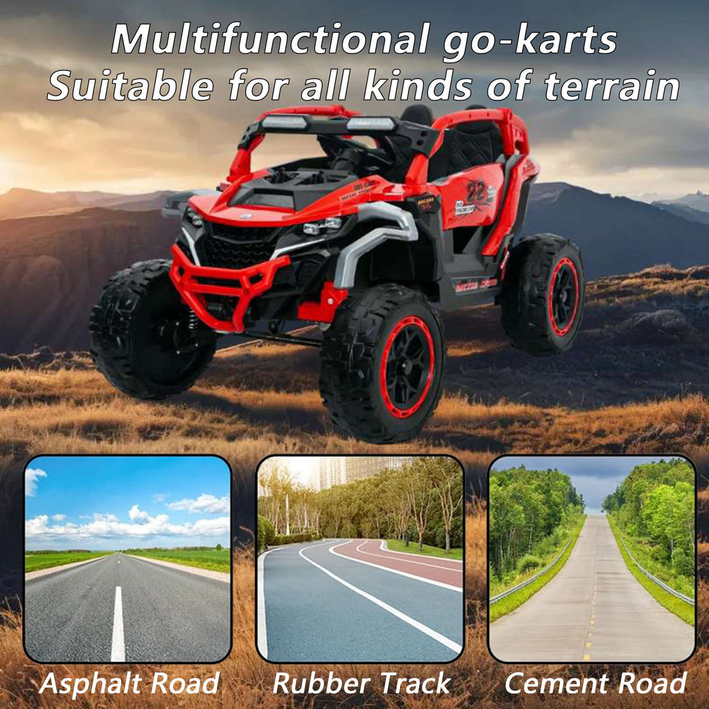 Ride On Kids Electric Truck With Remote Control, Front & Rear Suspension