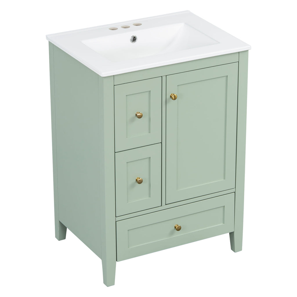 Bathroom Vanity With Storage, Removable Dividers