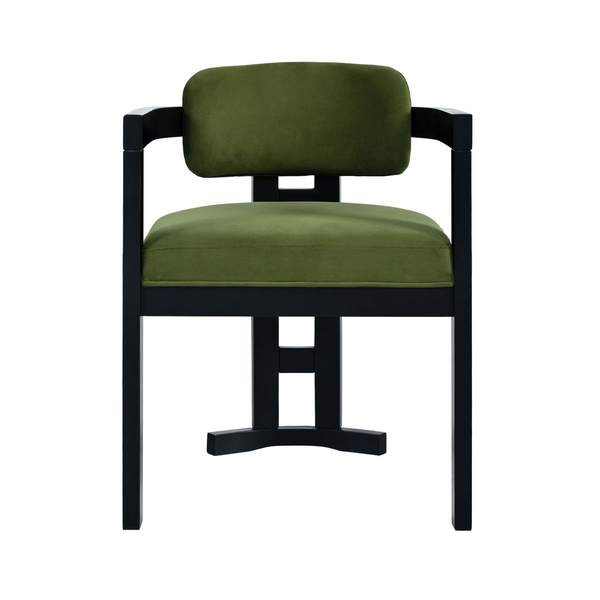 Stylish Indoor Upholstered Wood Dining Chair (Set of 2)