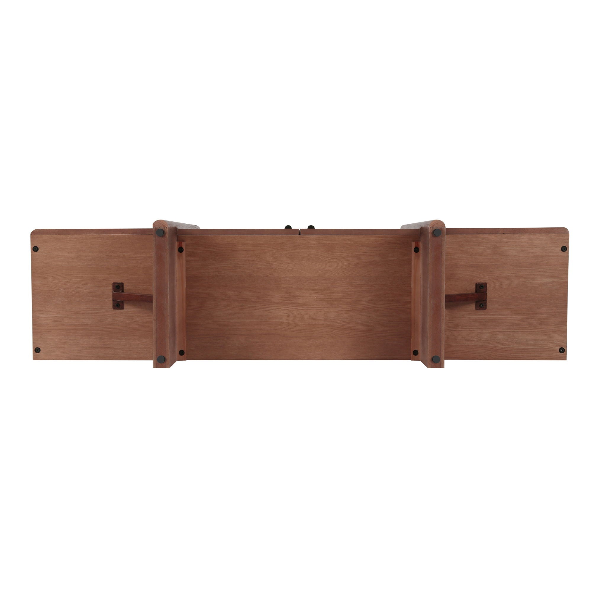 Govanny - Storage Sideboard With Adjustable Shelves & Rubberwood Legs - Espresso