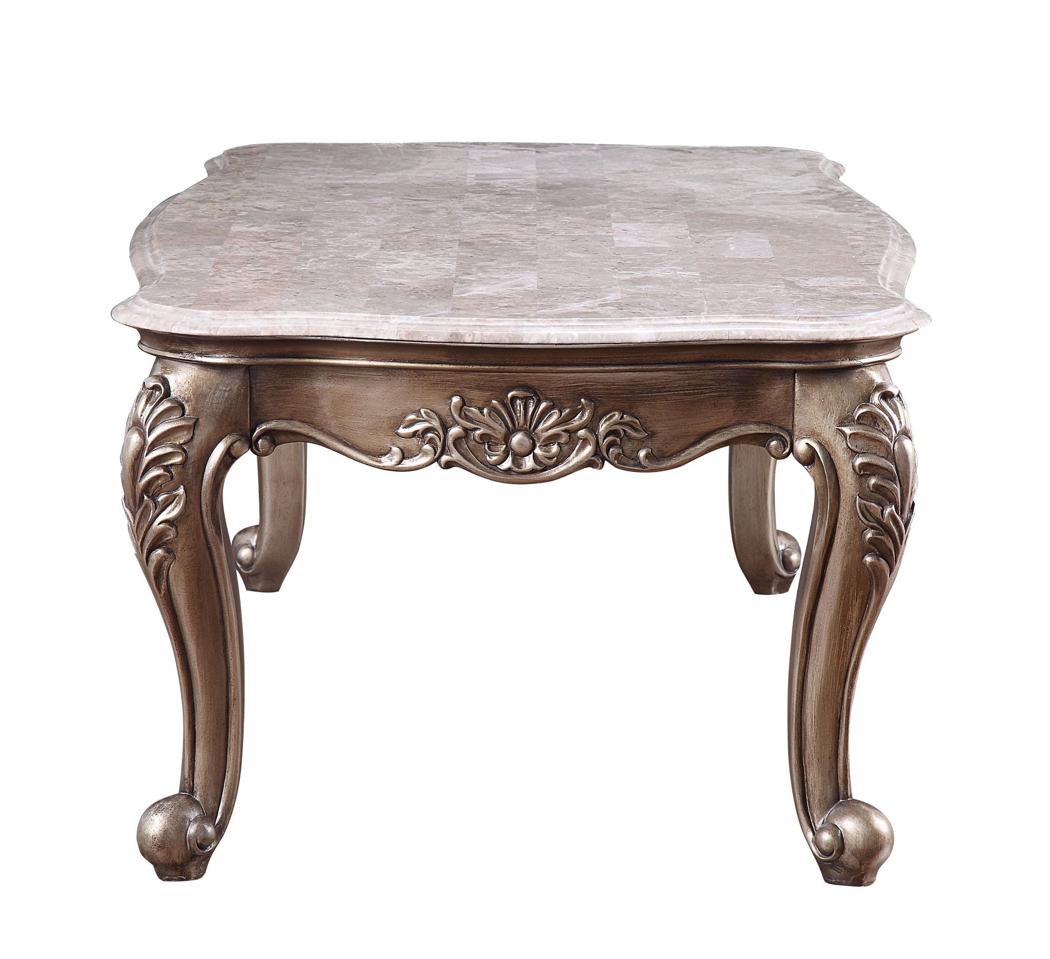 Jayceon - Coffee Table - Marble / Champagne
