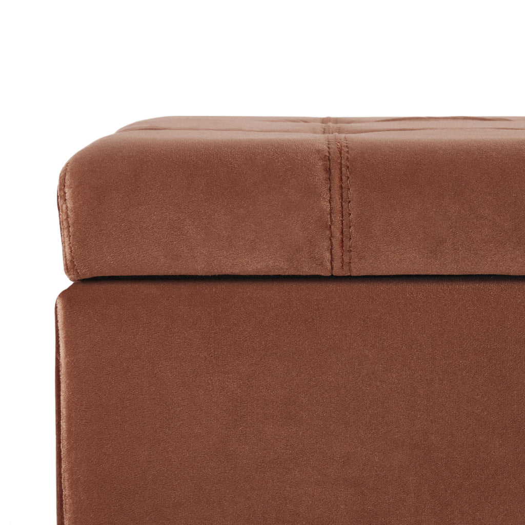 Wendover - Elegant Tufted Storage Bench With Lift-Up Top And Birch Wood Legs