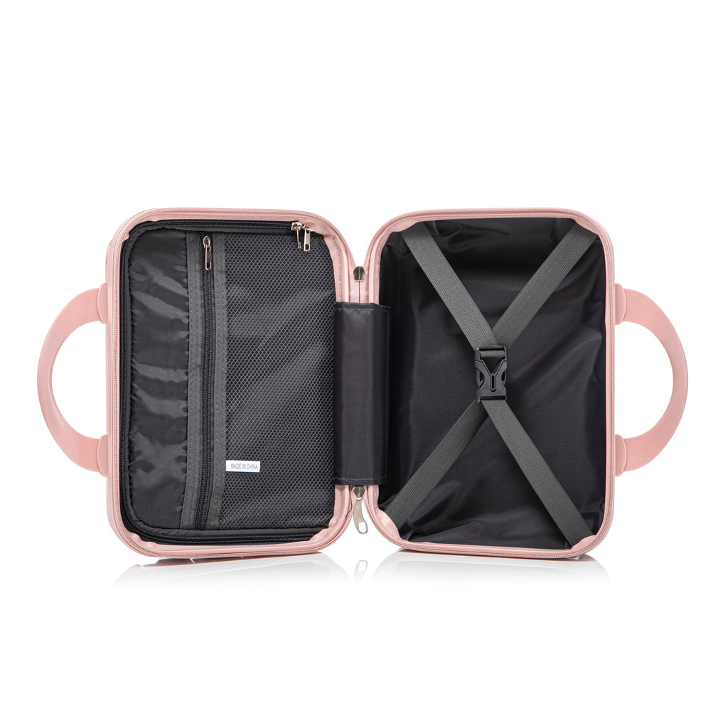 Luggage Set 14" / 20" With Combination Lock And Cosmetic Case