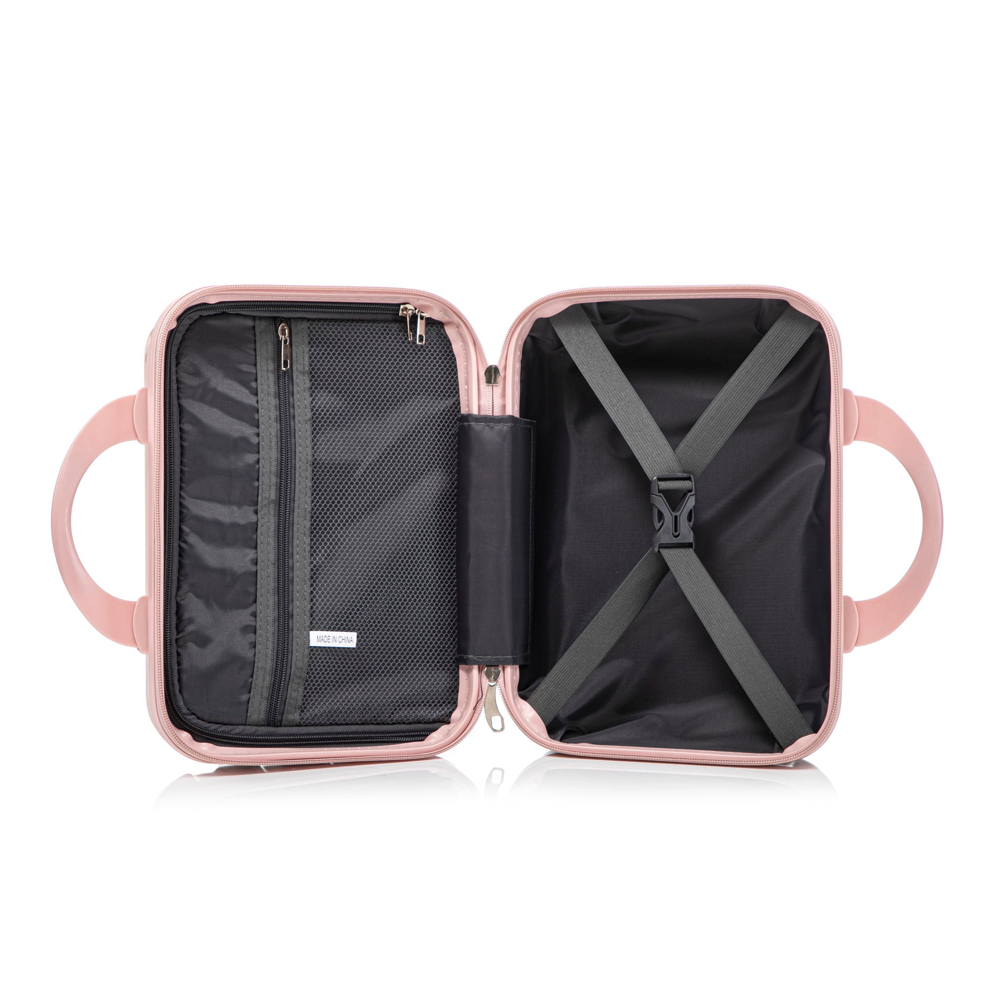 Luggage Set 14" / 20" With Combination Lock And Cosmetic Case