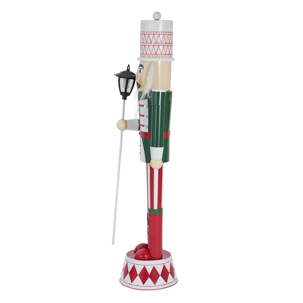 Classic Nutcracker Holiday Decor, Durable Construction - Green / Red / White