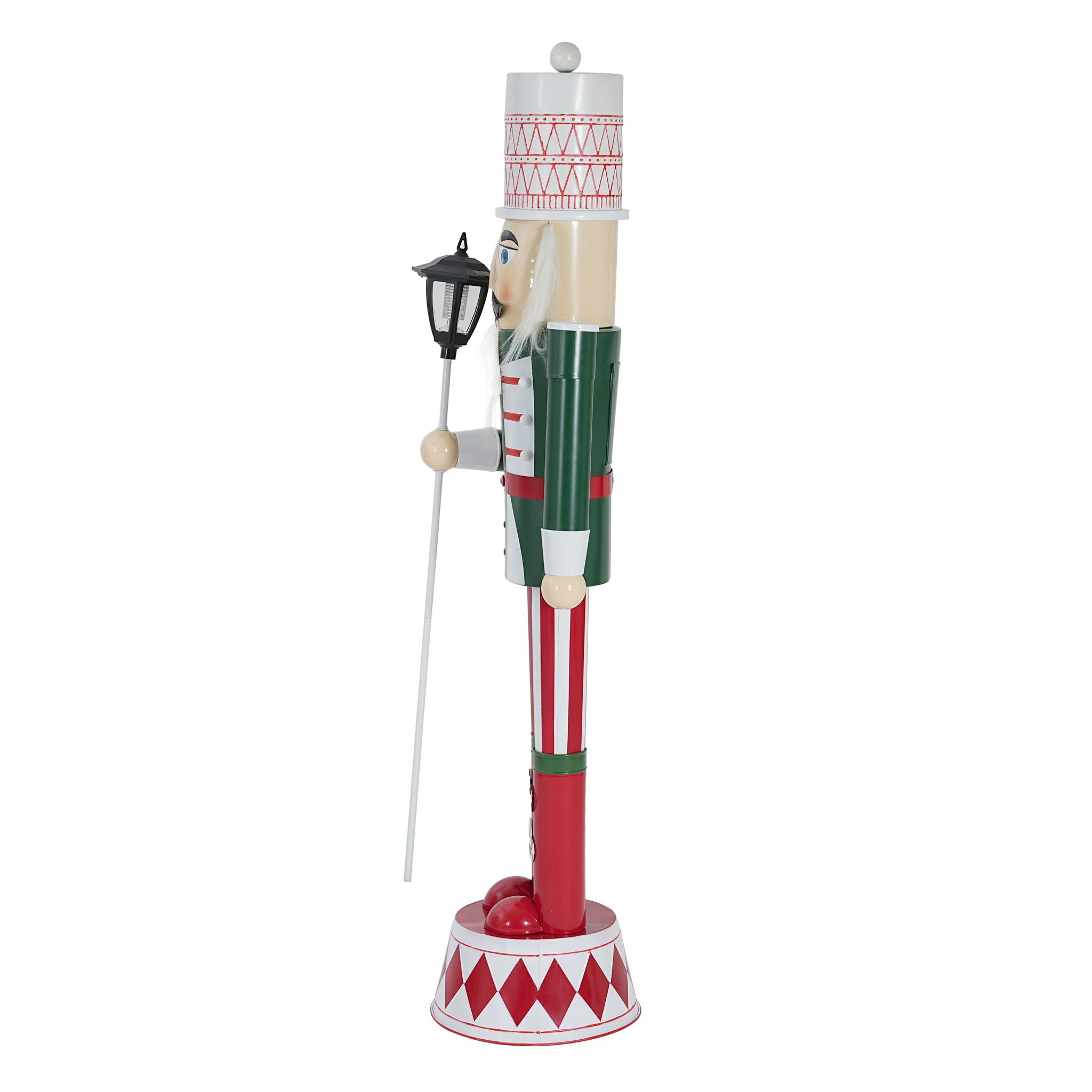 Classic Nutcracker Holiday Decor, Durable Construction - Green / Red / White