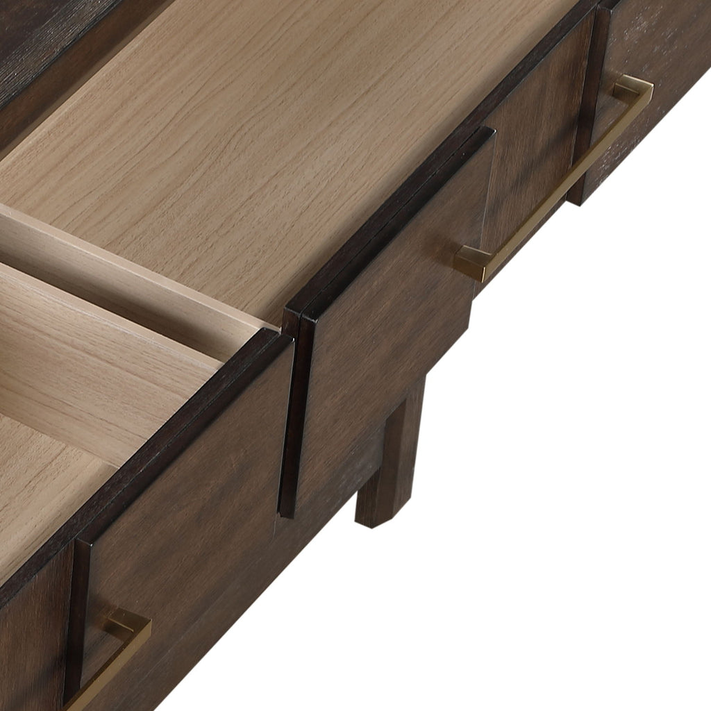 Kenzo - 6 Drawer Dresser - Walnut