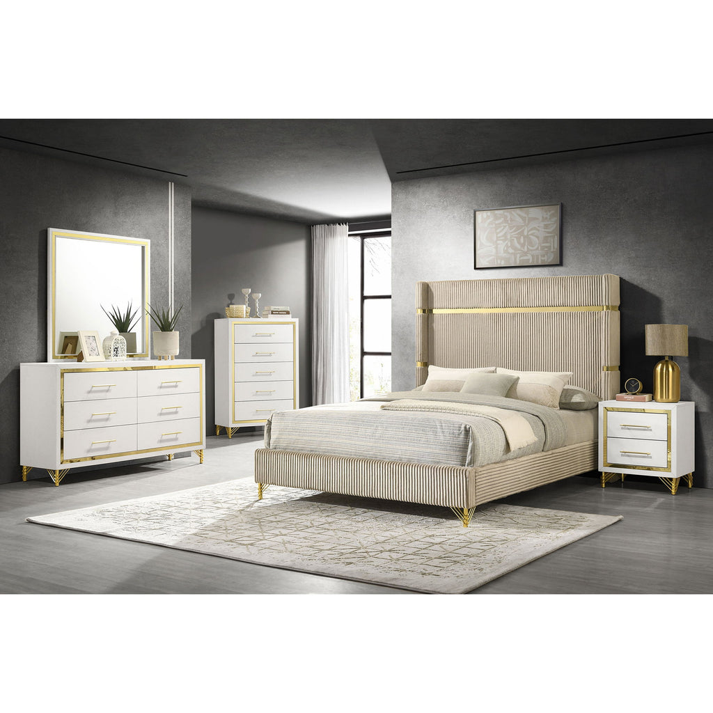 Chesney - 6 Drawer Bedroom Dresser - White