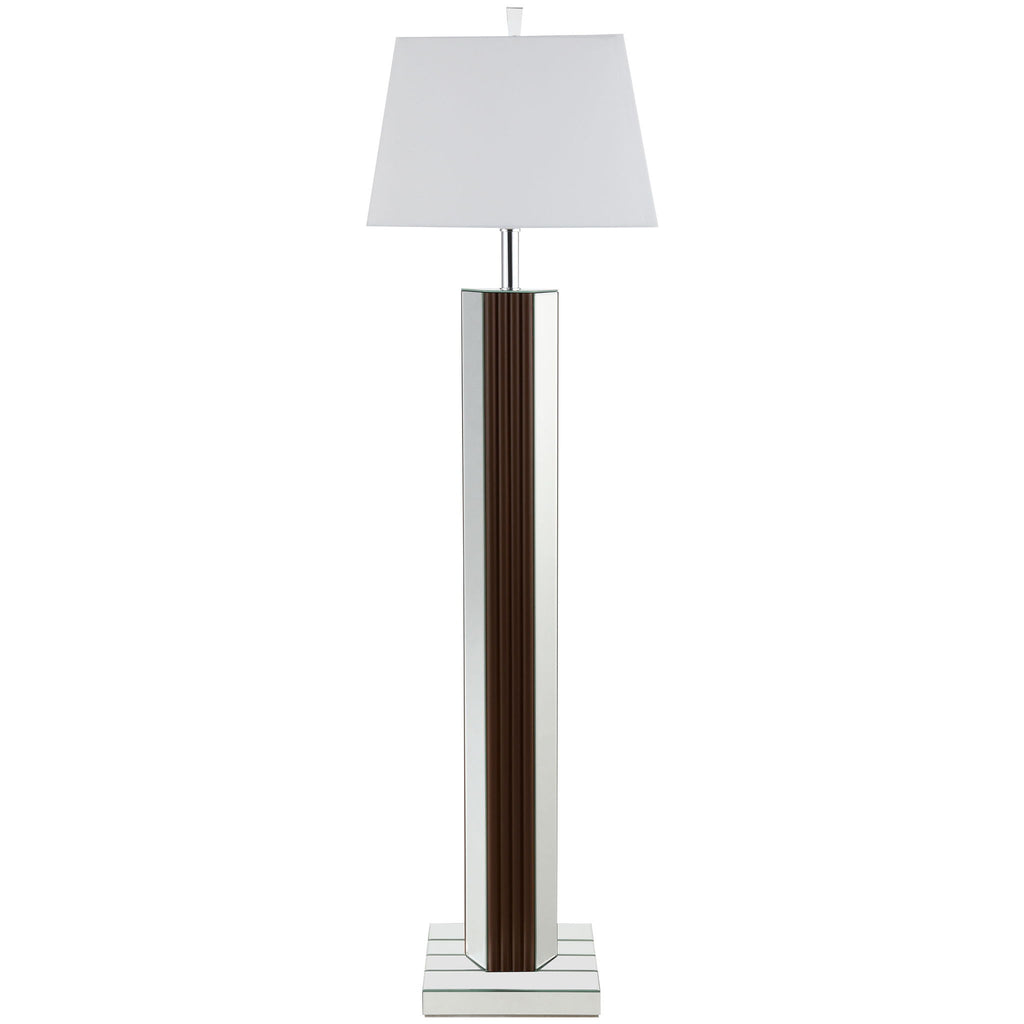 Echolls - Lamp With Scalloped Accents And Mirror Detail