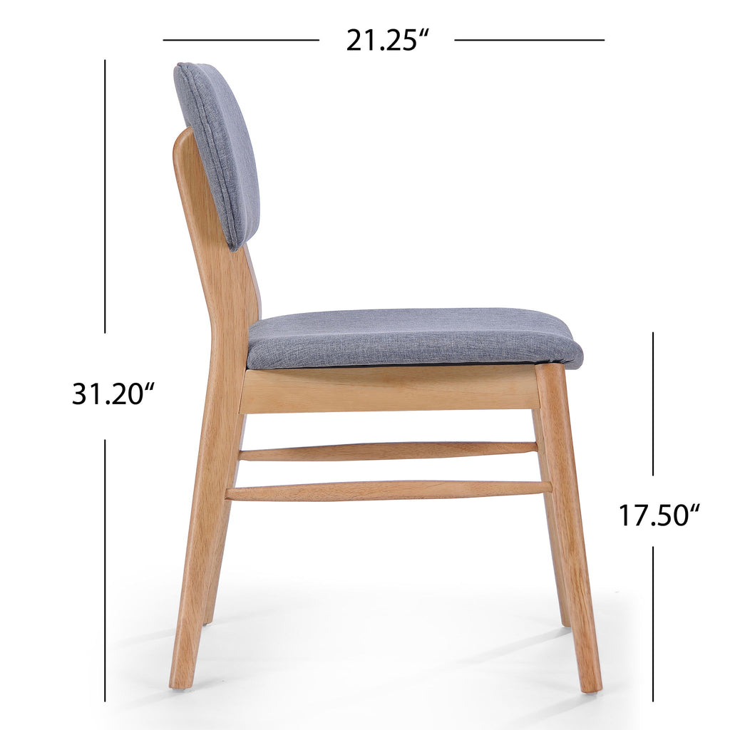 Dining Chair (Set of 2) - Natural / Gray