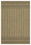 Earth - 5'3" X 7'3" Indoor, Outdoor Area Rug - Jute / Black