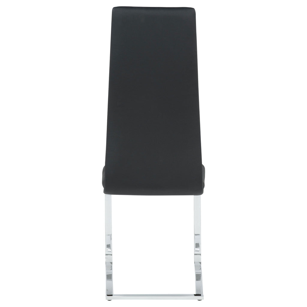 High Back Side Chairs Dining Chairs With Padded Upholstery (Set of 4)