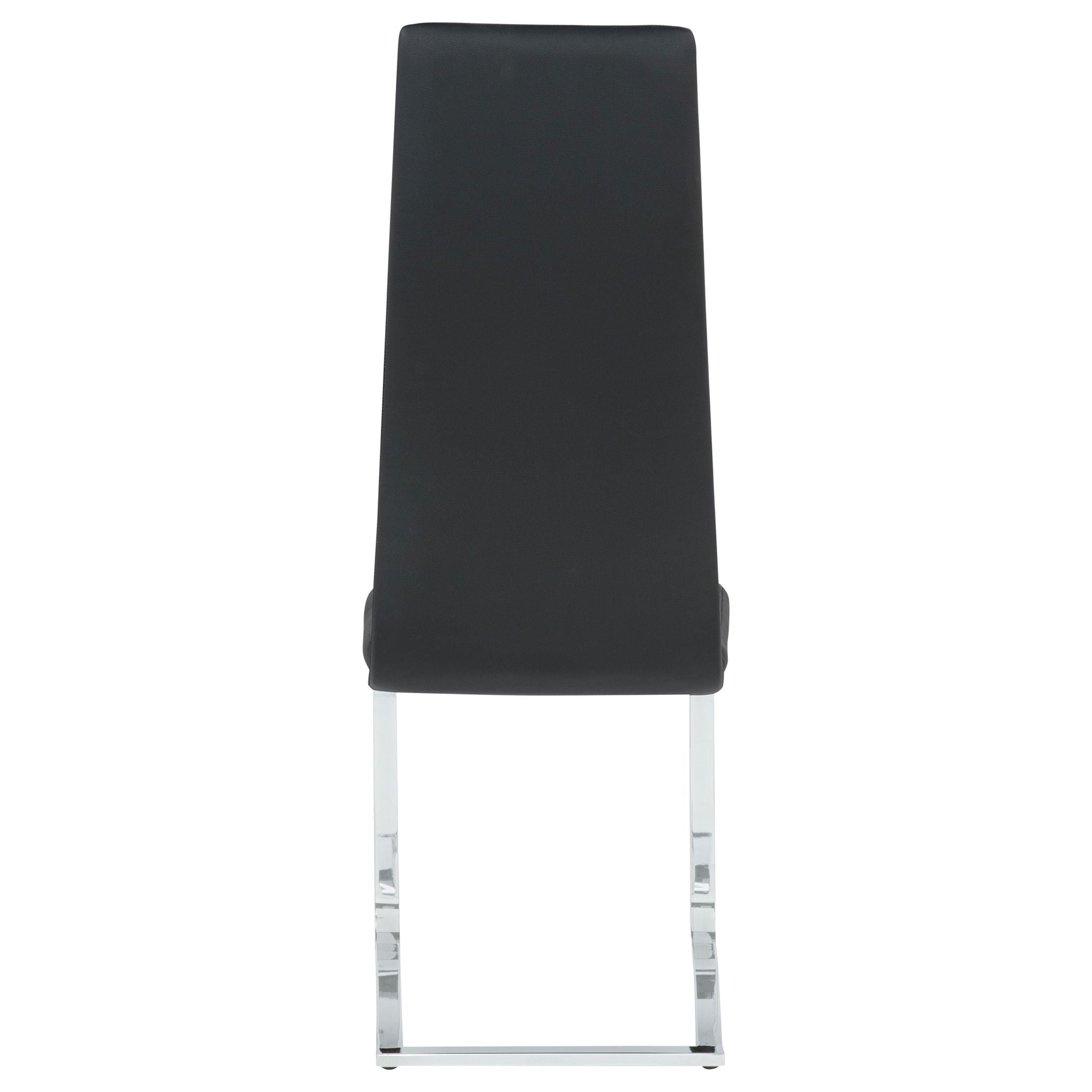 High Back Side Chairs Dining Chairs With Padded Upholstery (Set of 4)