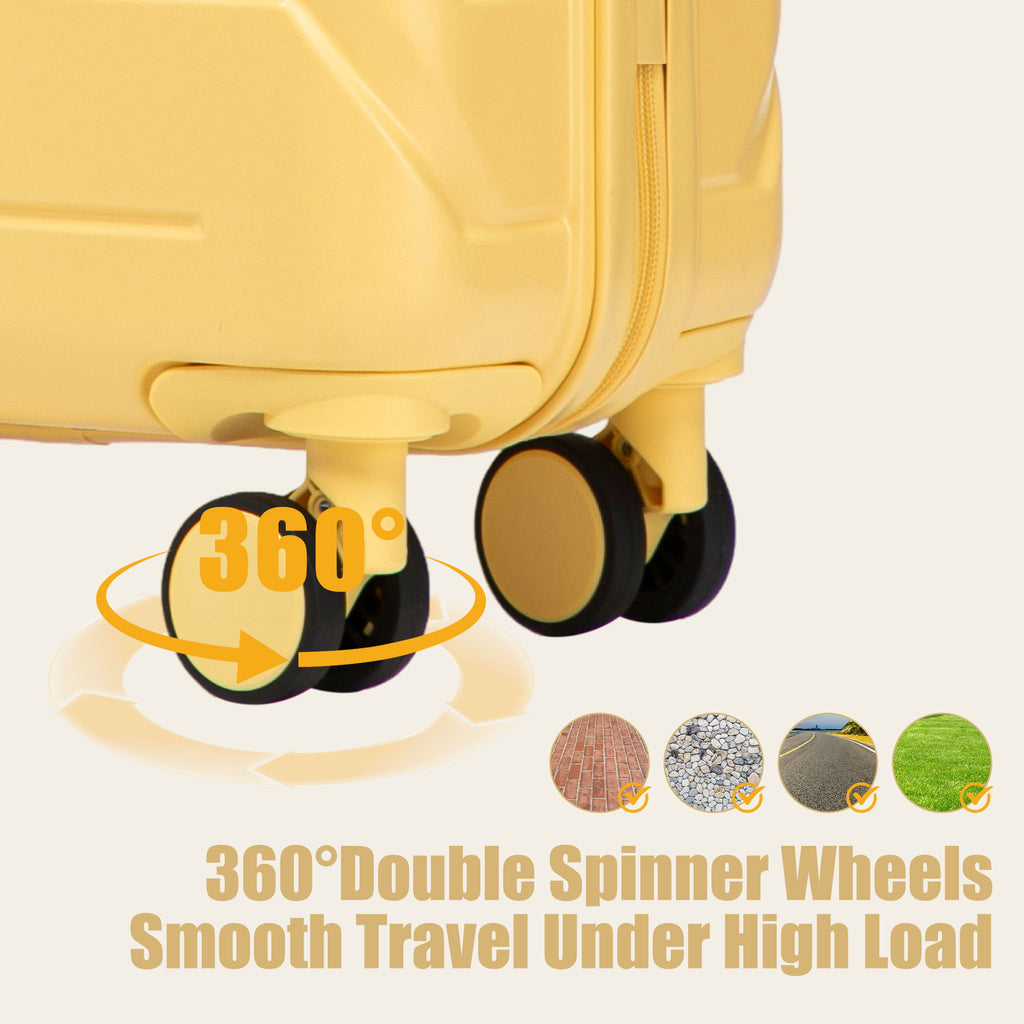 Hard Shell Travel Luggage With Scratch Resistant Surface