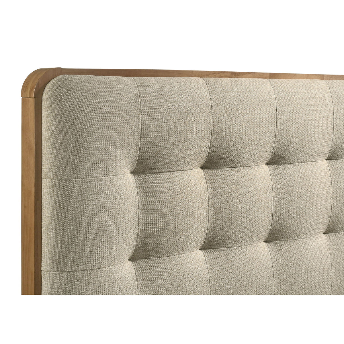 Winston - Platform Bed With Upholstered Headboard