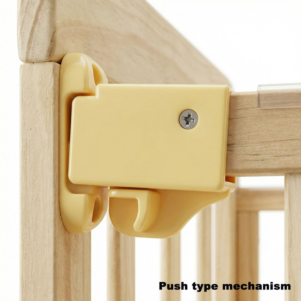 Portable Bedside Bassinet With 3 Heights, Mini Crib For Newborns - Natural Wood
