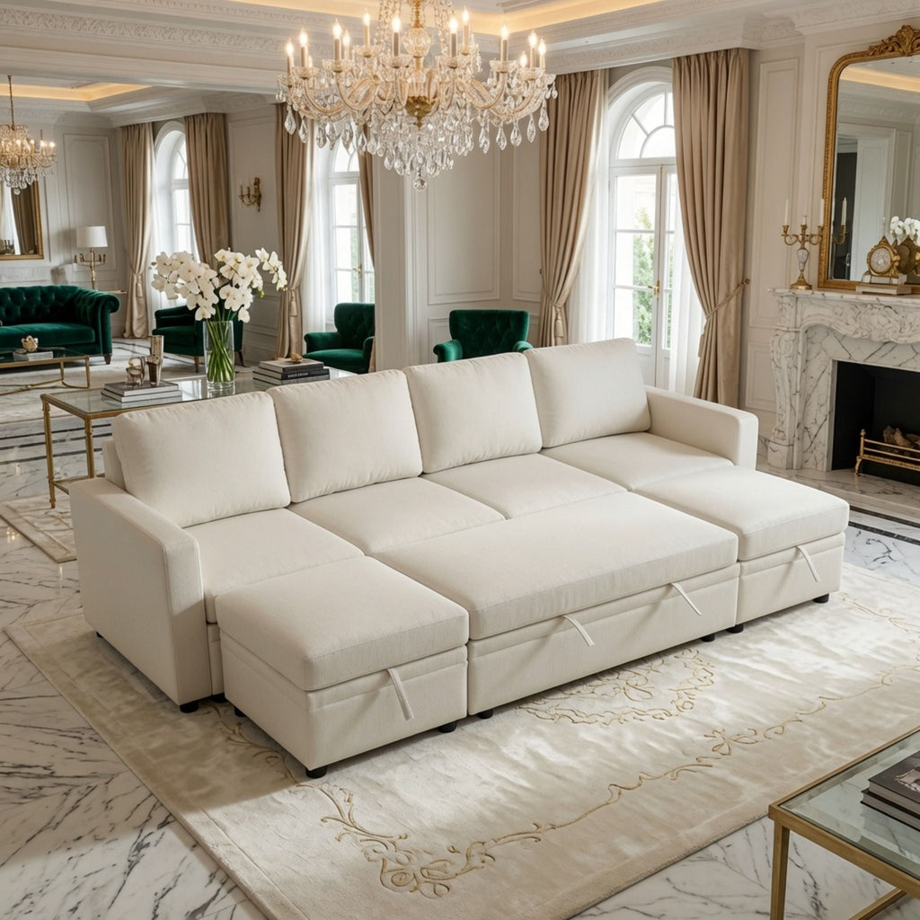 Square Ottoman For Living Room