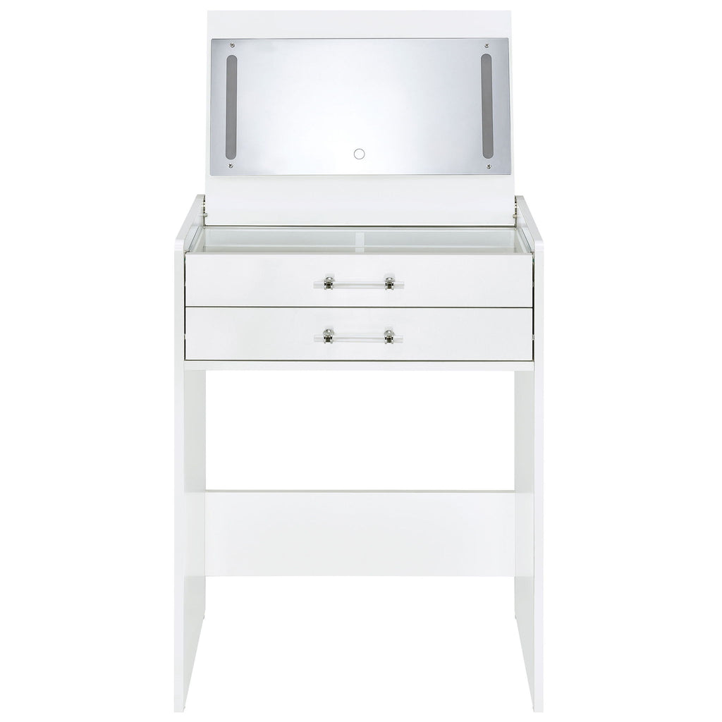 Ayuba - 3 Drawer Makeup Vanity Table With Mirror And Stool
