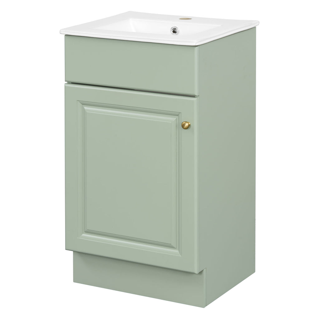Bathroom Vanity With Sink, Cabinet With Adjustable Shelf