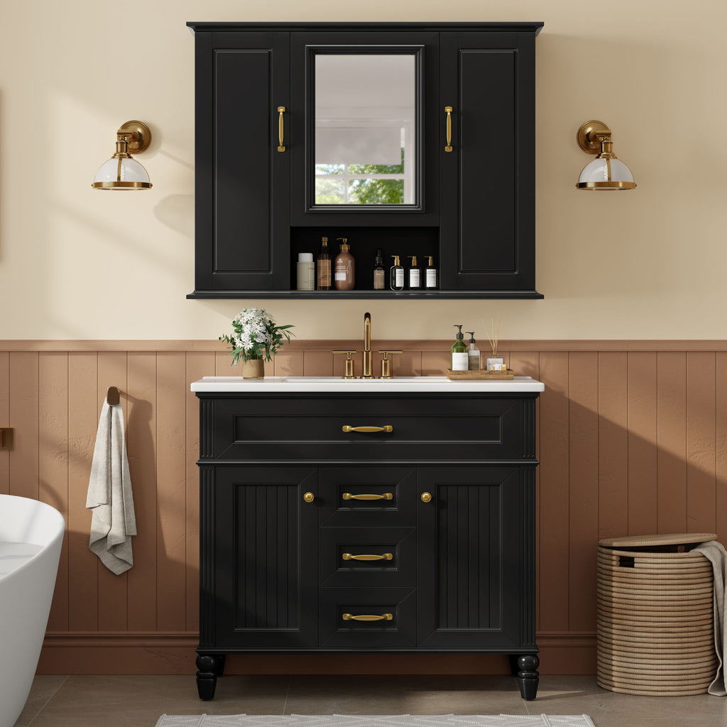 Modern Wall Mounted Medicine Cabinet With Mirror