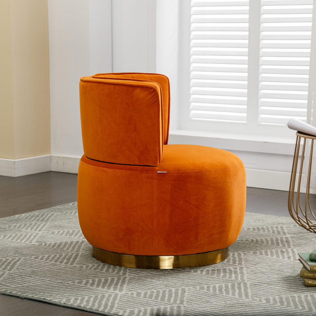 360 Degree Swivel Cuddle Barrel Accent Sofa Chair