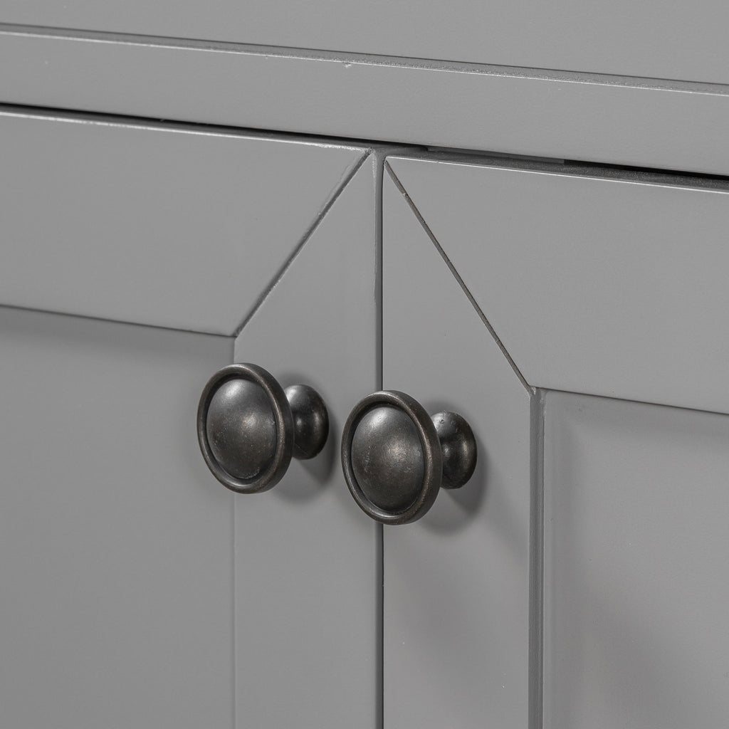 Modern Bathroom Vanity With Sink, Freestanding With Drawers And Doors