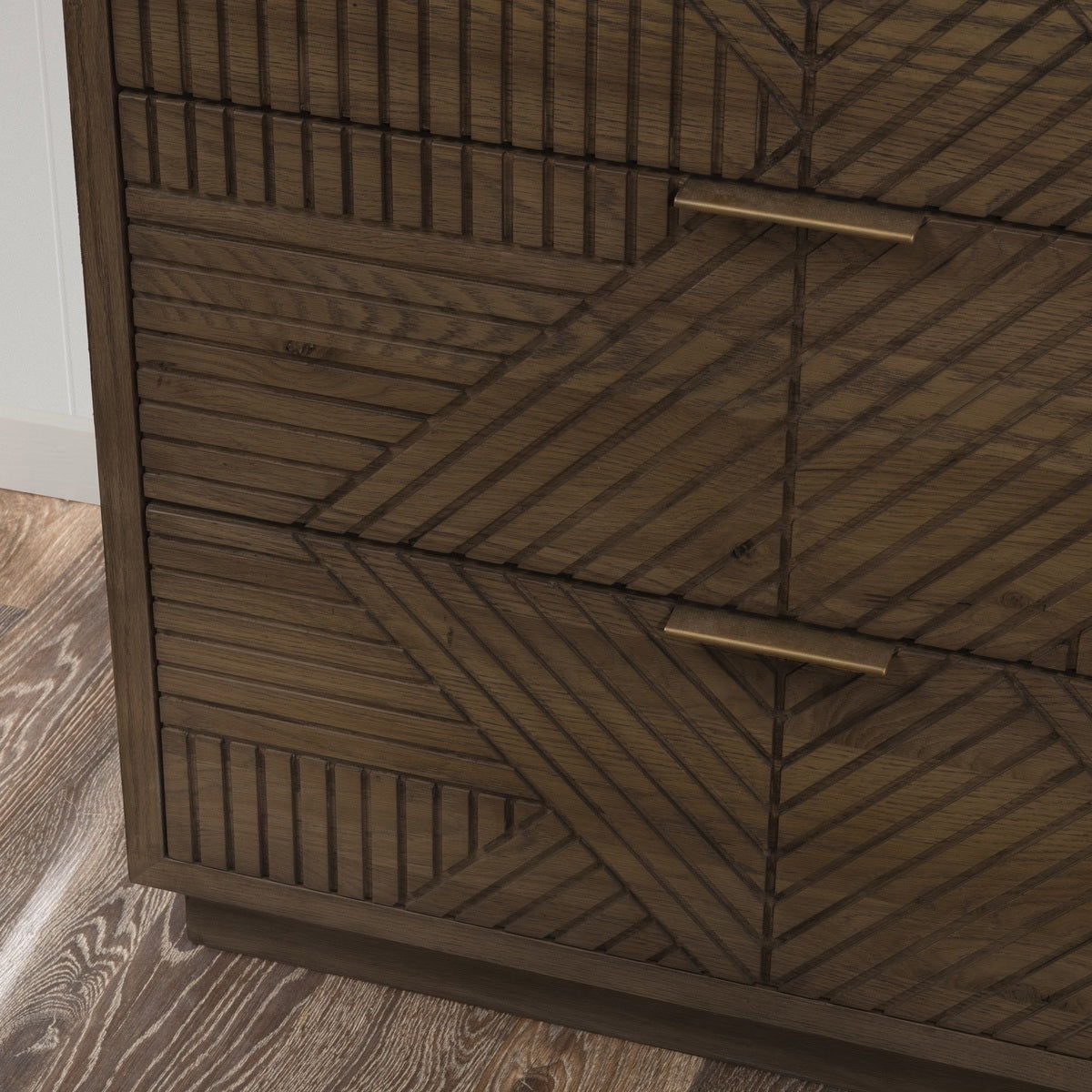 Santa - 6-Drawer Dresser - Toasted Brown