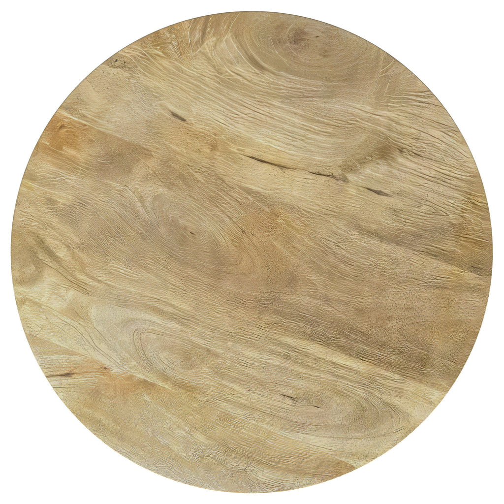 Diana - 2 Piece Round Coffee And End Table Set - Natural