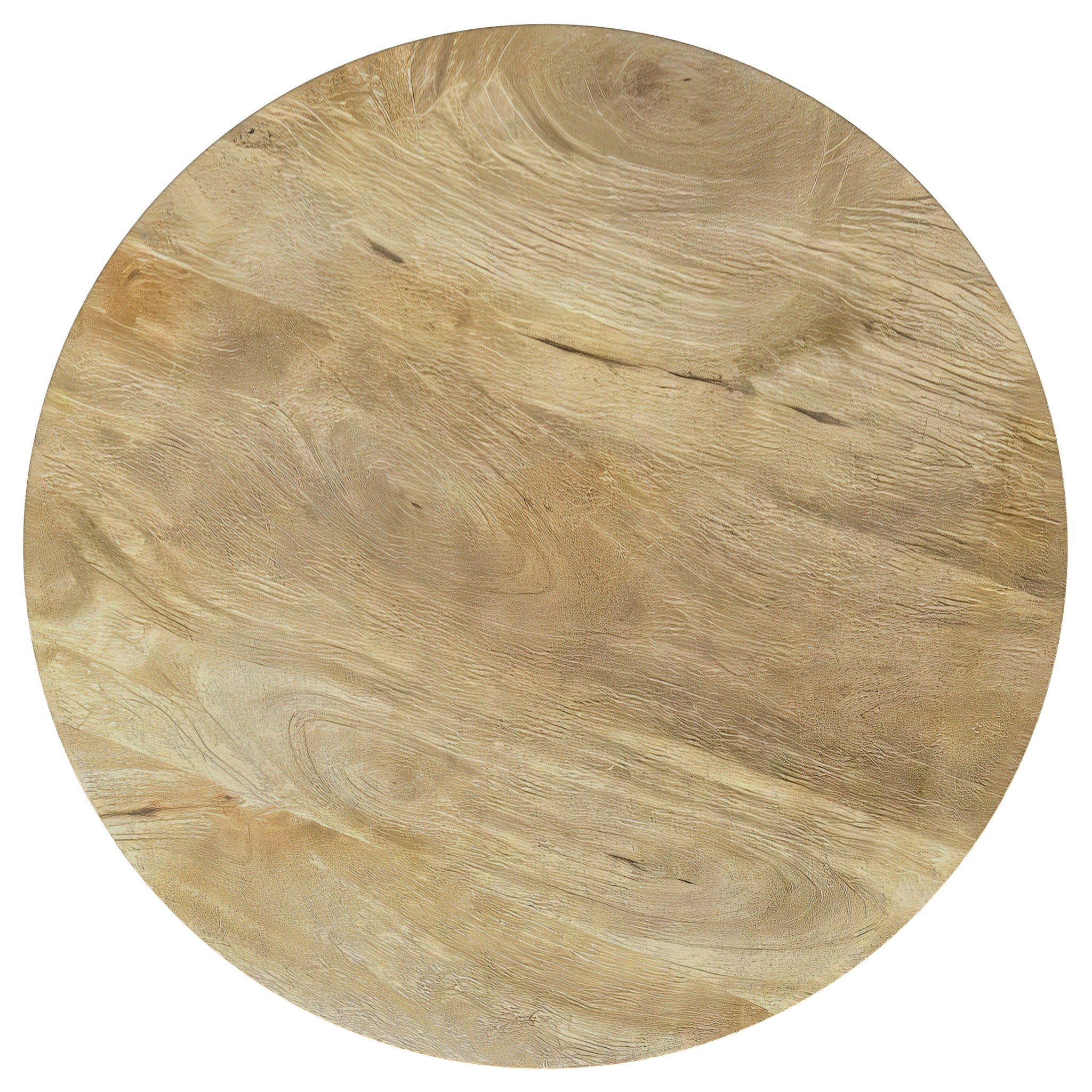 Diana - 2 Piece Round Coffee And End Table Set - Natural