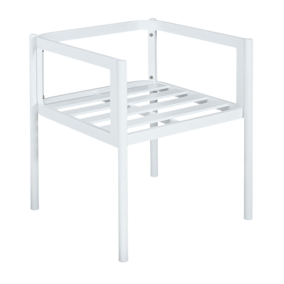 All-Weather Outdoor Dining Chair (Set of 2) - Beige / White