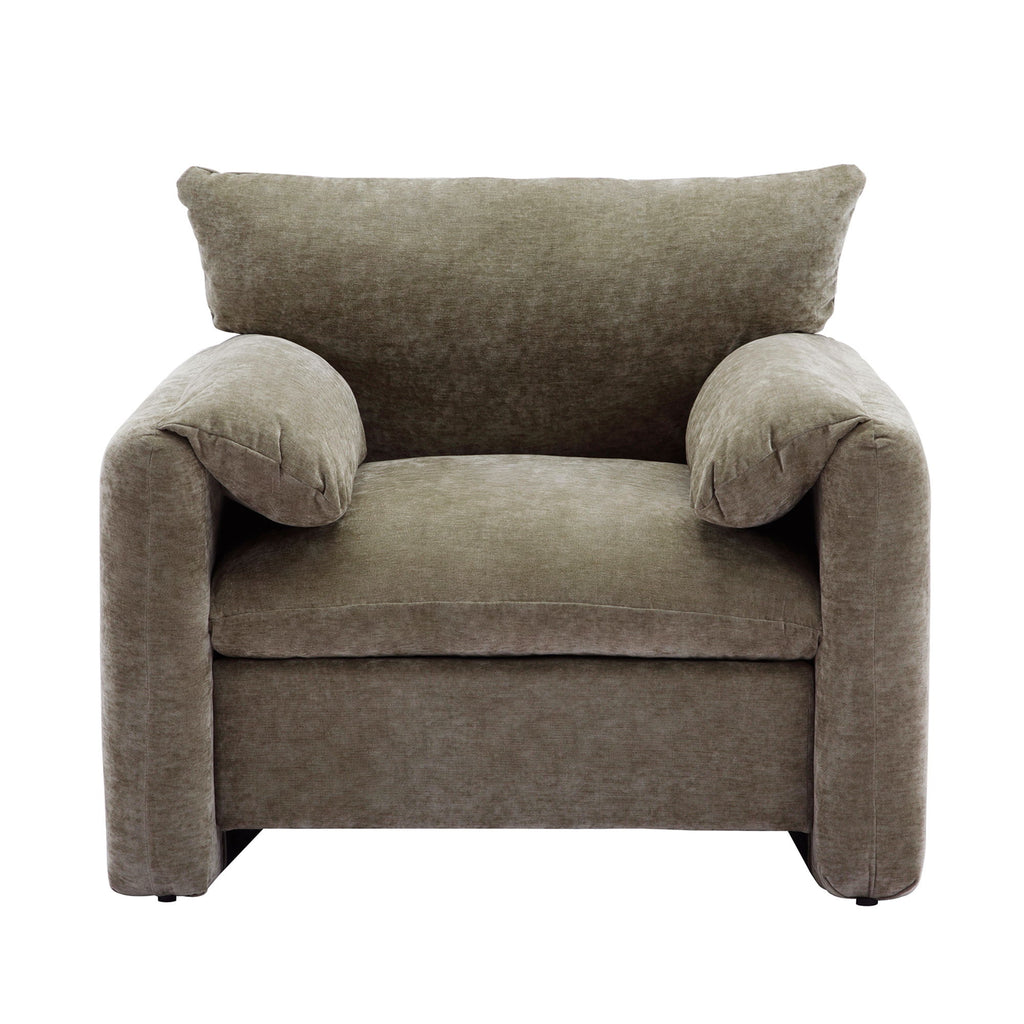 Oversized Accent Single Sofa Lounge Chair - Matcha Green