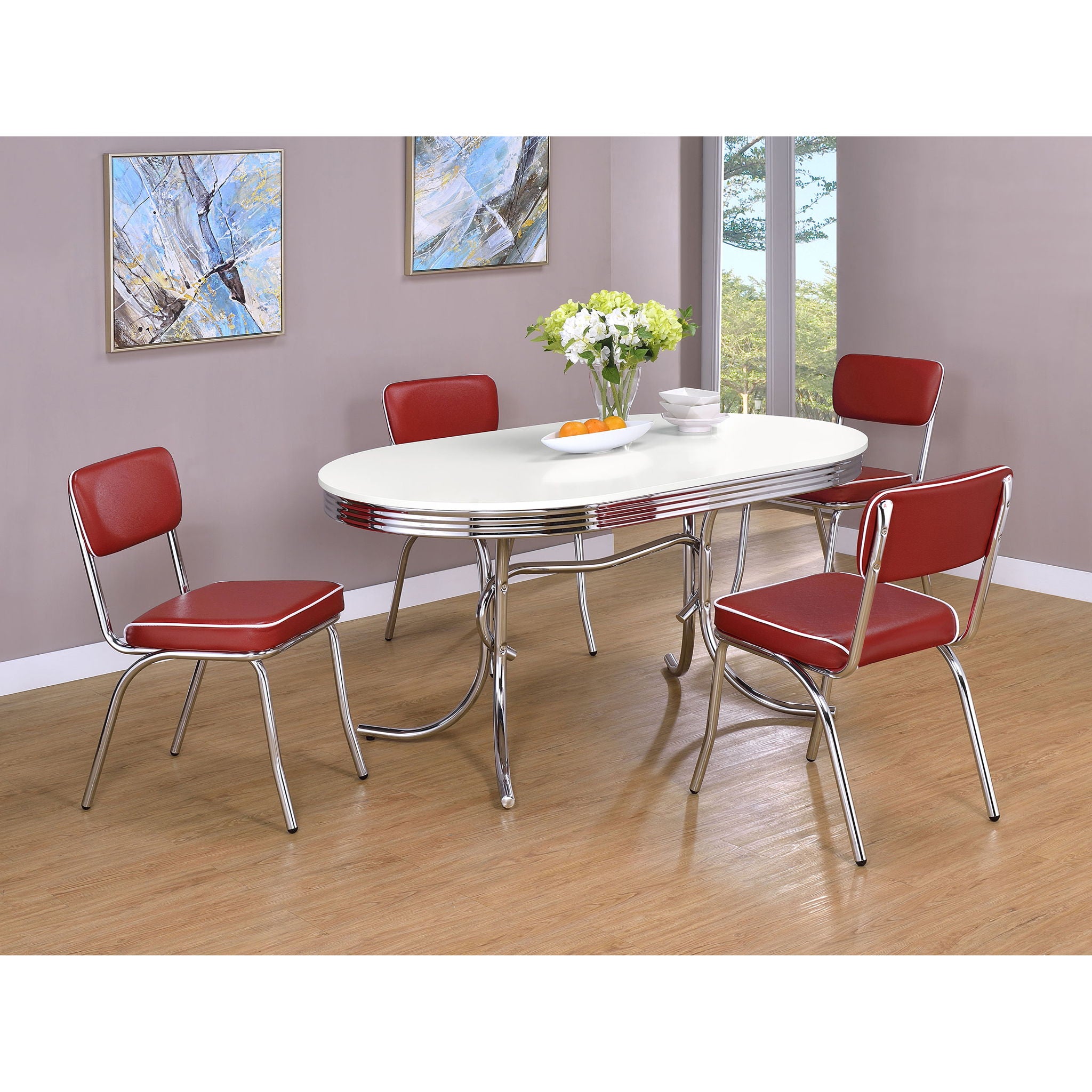 Open Back Upholstered Side Chairs (Set of 2)