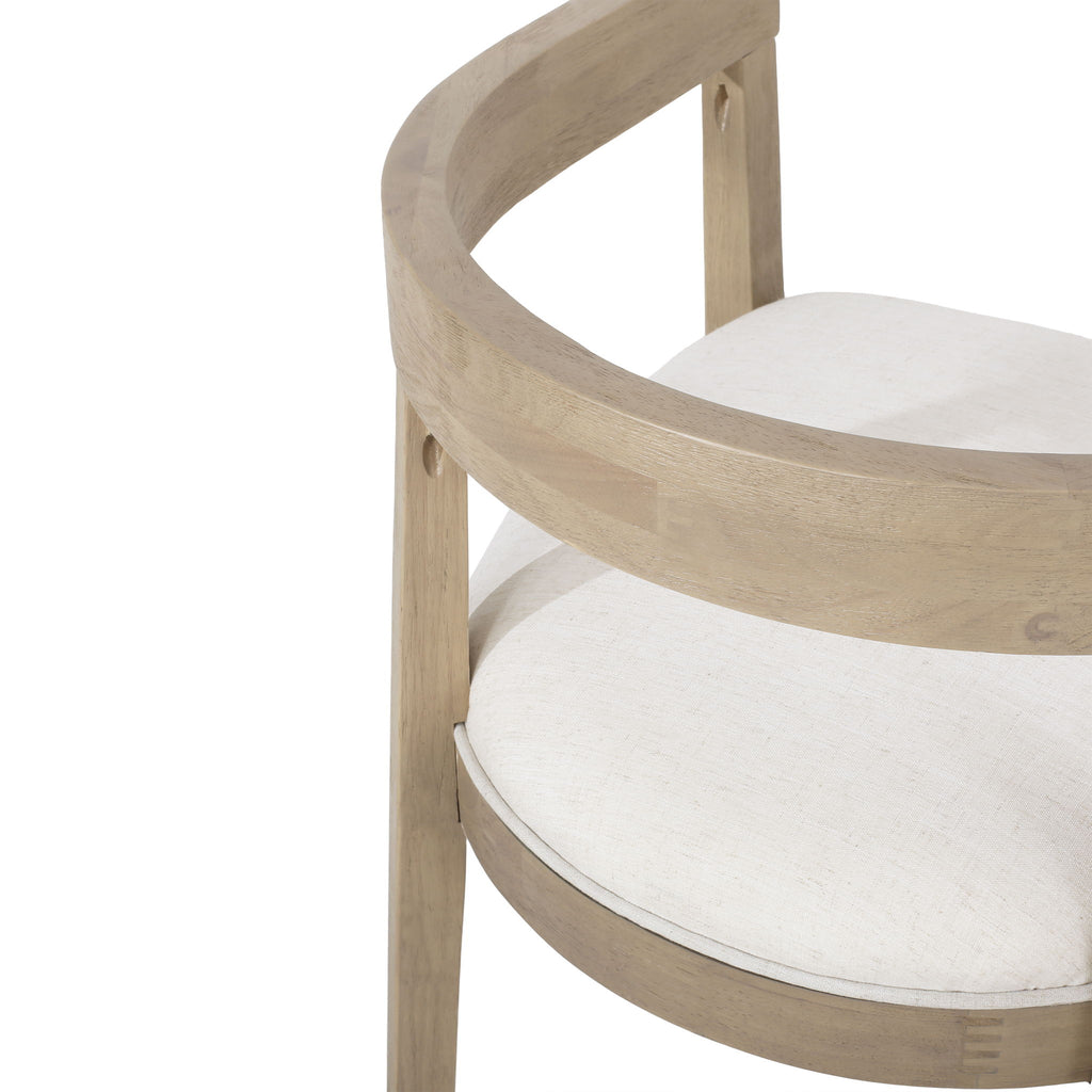 Contemporary Dining Chair Set With Armrests