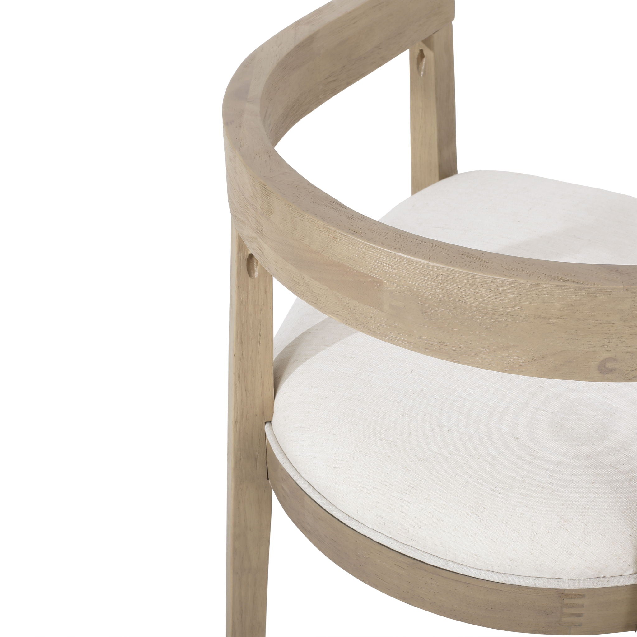 Contemporary Dining Chair Set With Armrests