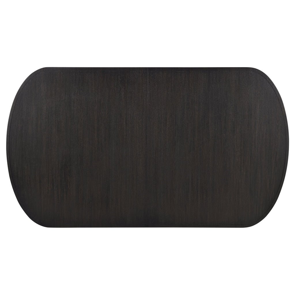 Bangor - Extension Dining Table With Pedestal Base - Black